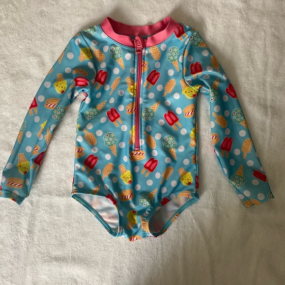 jcpenney Swim 2t One Piece Zip Up Bathing Suit Poshmark